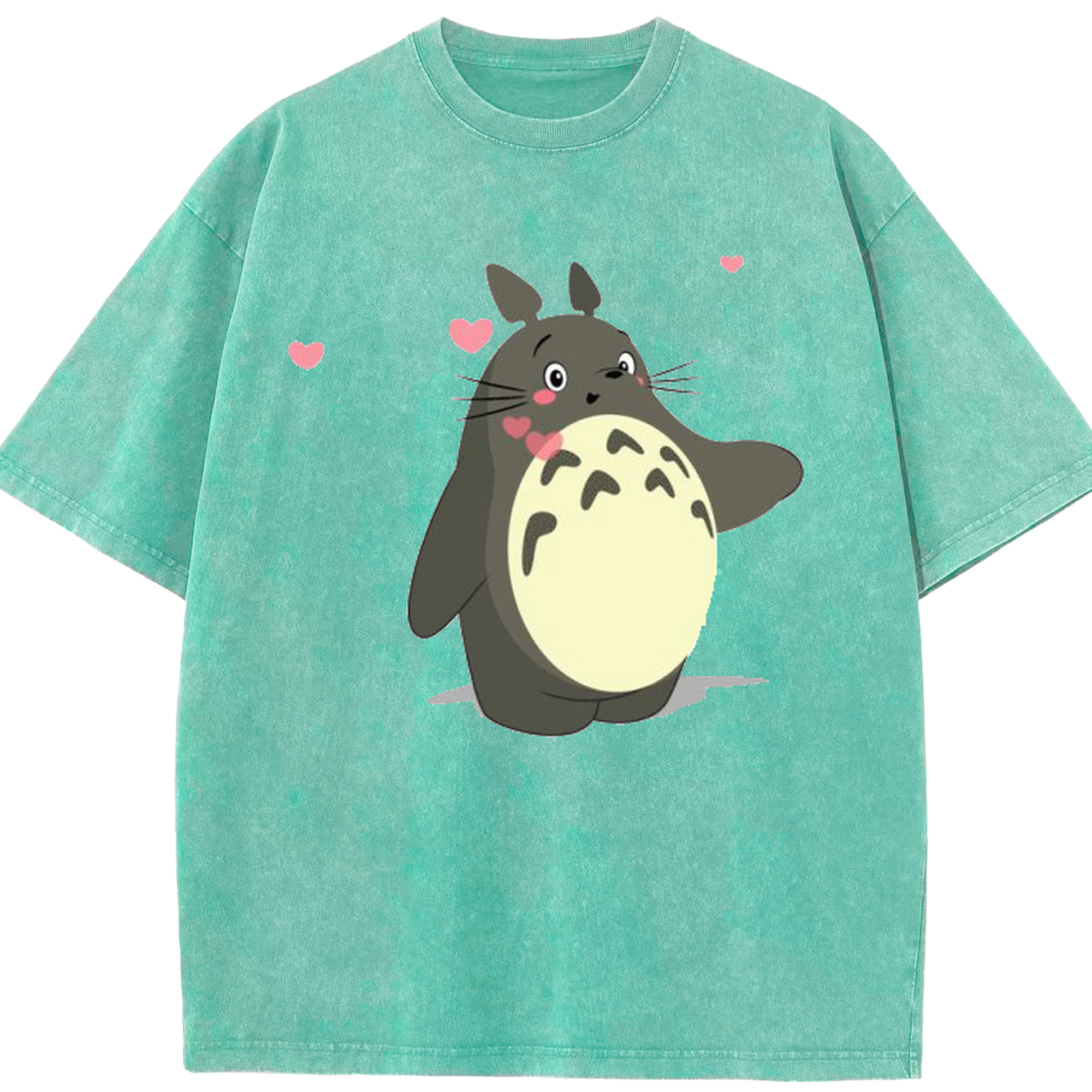 （画像用） となりのトトロ 草壁メイ 草壁サツキ My Neighbor Totoro Satsuki Kusakabe Mei Kusakabe 綿100% ヴィンテージ風 半袖Tシャツ（フロントプリント）
